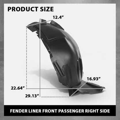 G-PLUS Front Right Fender Liner Inner Assembly, Compatible with Benz GLE350d GLE450 4Matic 2016/ GLE43 GLE63 2016-2019, Passenger Side, 2926900130, MB1249194