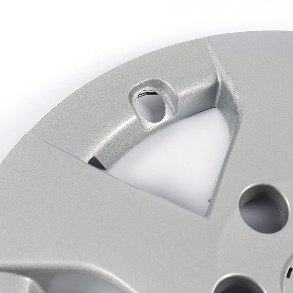 G-PLUS Bolt On Hubcap,15 inch Silver Rim Cover, Hubcap Wheel Covers 15" Compatible with 2010 2011 Toyota Prius,Auto Tire Replacement Exterior Cap