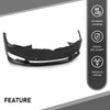 G-PLUS Front Bumper Cover Compatible with Tesla Model S 2016-2020 Black