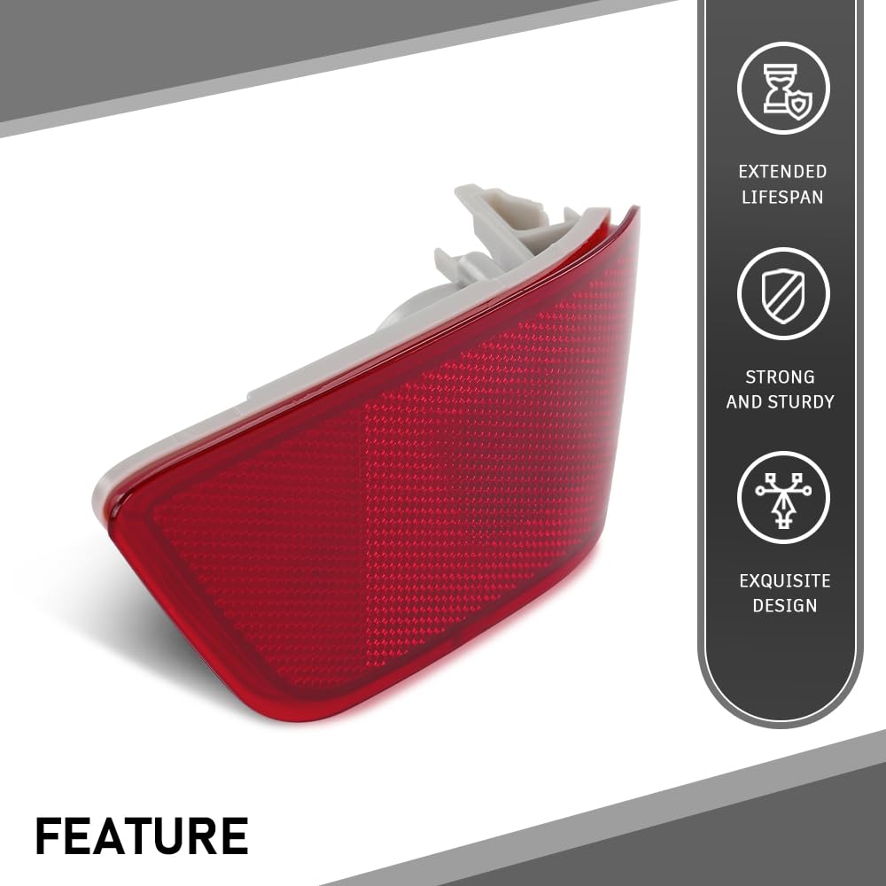 G-PLUS Passenger Bumper Reflector Lamp Compatible with Subaru Forester 2019-2024 84551SJ000