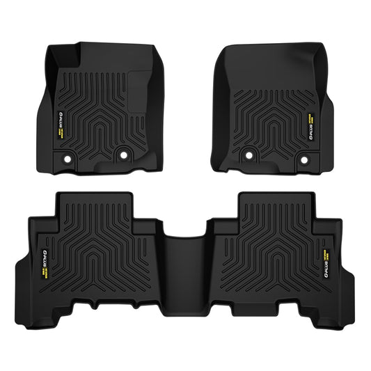 G-PLUS TPE Cargo Liners Compatible with Toyota 4Runner 2013-2023/Fit Lexus GX460 2014-2023, 1st & 2nd Row 3pcs Mats All Weather Floor Liners Interior Accessories