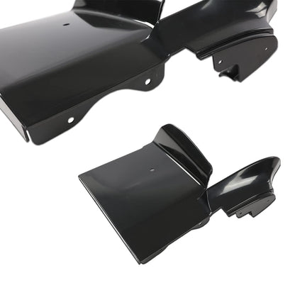 G-PLUS Front Bumper Fillers Set Compatible With 1979-1985 Eldorado 4pcs Black Painted Front Bumper Fillers