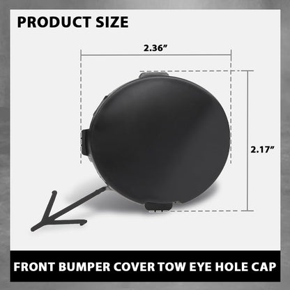 G-PLUS Front Bumper Cover Tow Eye Hole Cap, Compatible with Subaru WRX 2018-2021/ WRX STI 2018-2020, 57731VA320
