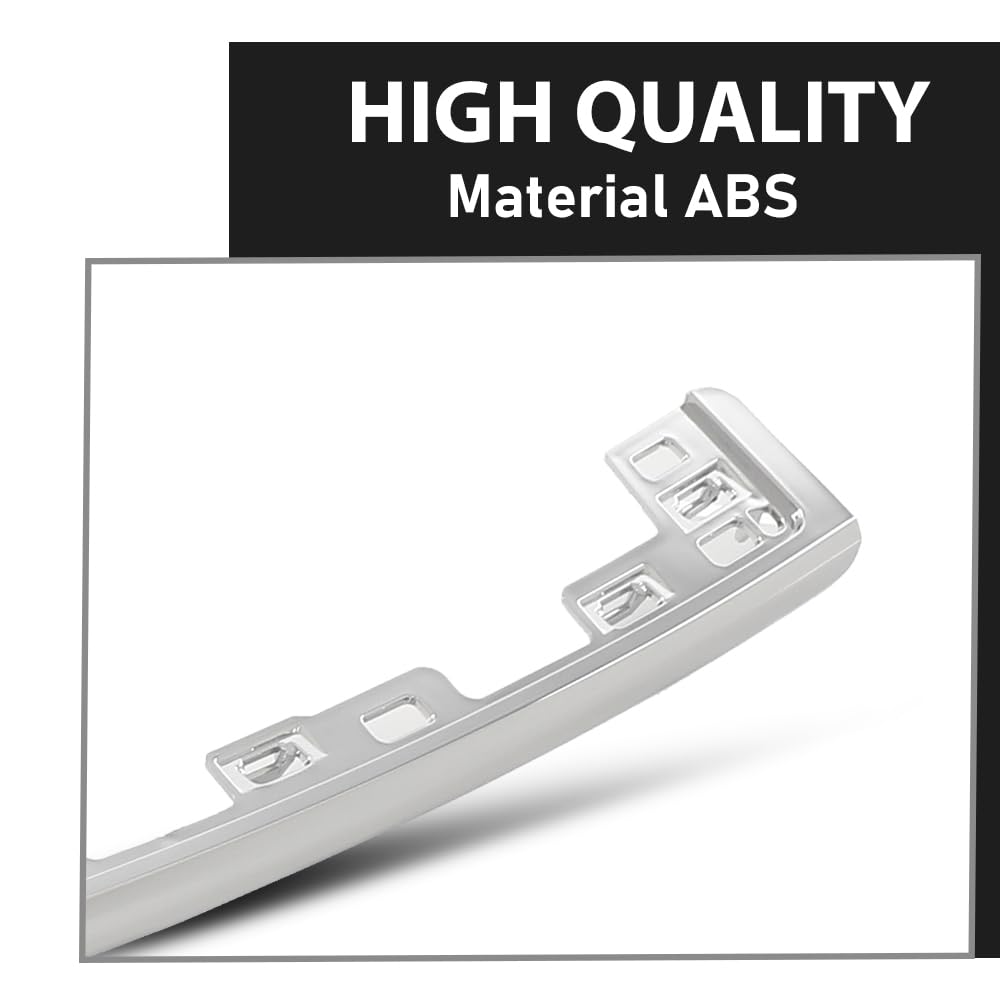 G-PLUS Rear Center Bumper Cover Molding Face Bar Step Pad Trim Chrome, Compatible with Ford Explorer 2018-2019, JB5Z17C830AA, FO1144116