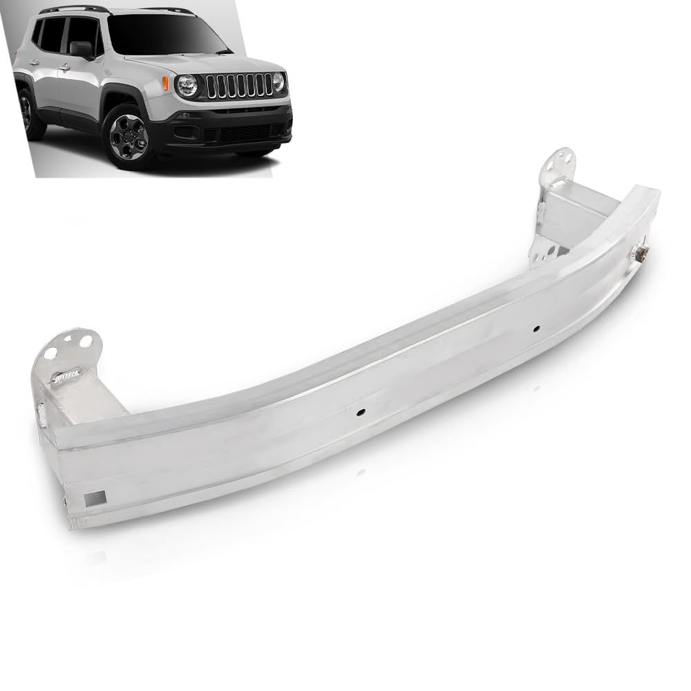 G-PLUS Front Bumper Reinforcement Impact Absorber Compatible with Fiat 500X Pop/Lounge/Easy 2016, Fit Jeep Renegade Limited/Latitude/Sport 2015-2018 68247223AA, CH1006236