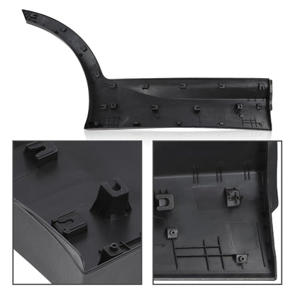 G-PLUS New Rear Left Door Lower Molding Door Garnish Compatible with 2013-2018 Santa Fe Sport 87731-4Z000, 877314Z000 Matte Black