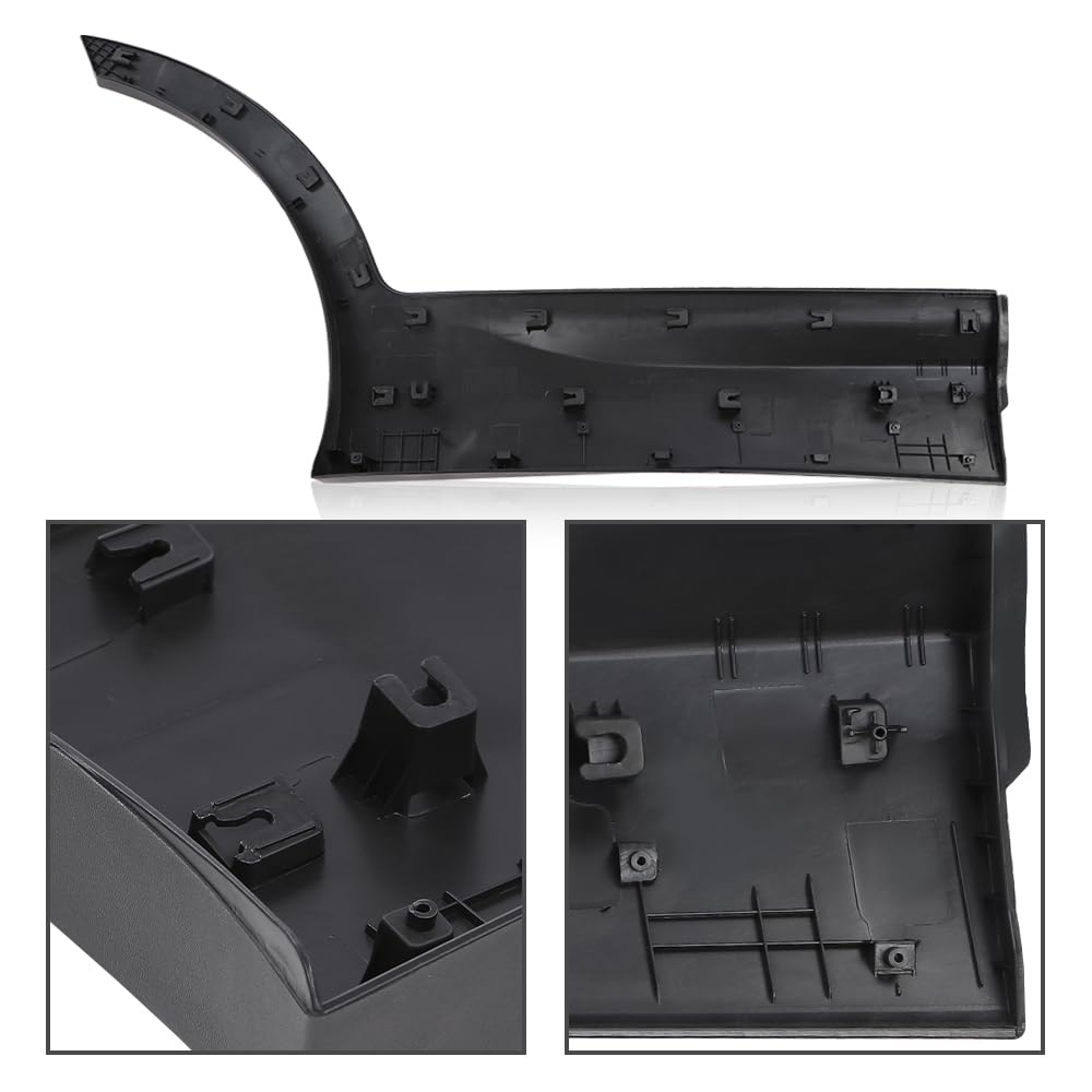G-PLUS Rear Left Door Lower Molding Door Garnish Compatible with Santa Fe Sport 2013-2018 87731-4Z000, 877314Z000, Matte Black