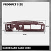 G-PLUS Dash Dashboard Core Compatible with 1988-1994 Chevy & GMC Truck Fit 1992 1993 1994 Chevy Blazer GMC Yukon Suburban Red ABS