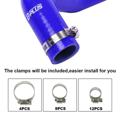 G-PLUS Silicone Radiator Hose Kit Compatible with Honda/Acura Integra DC4 DB7 RS LS GS SE with B18B1 Engine 1994-2001 Blue