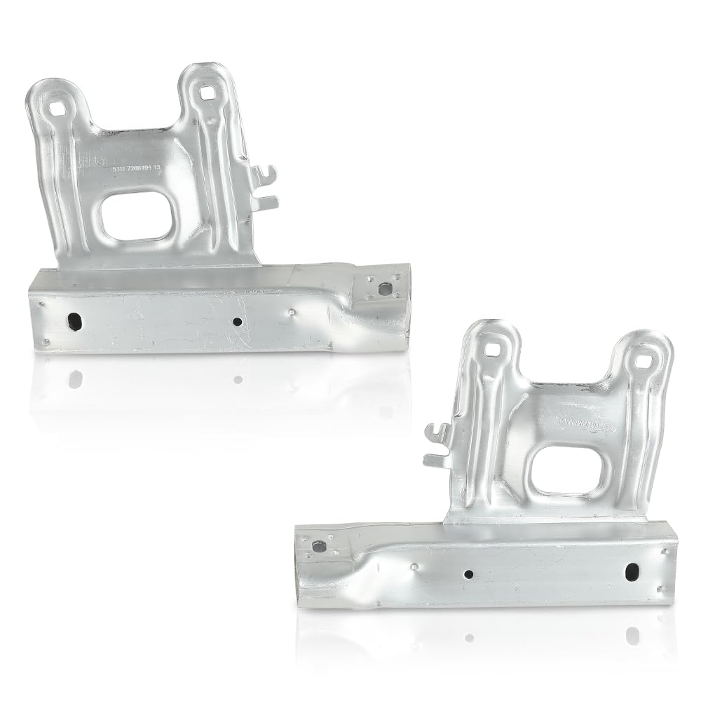 G-PLUS Front Lower Bumper Carrier Bracket Left and Right Side Compatible with BMW 328i 2012-2016/Fit BMW 335i 2012-2015/Fit BMW 320i 2013-2017/Fit BMW 328d 2014-2017 51117266193 51117266194