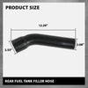 G-PLUS Rear Fuel Tank Fill Hose Compatible with Ford Bronco 1980-1996#F4110 Black Rubber Hose