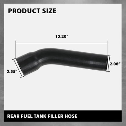 G-PLUS Rear Fuel Tank Fill Hose Compatible with Ford Bronco 1980-1996#F4110 Black Rubber Hose