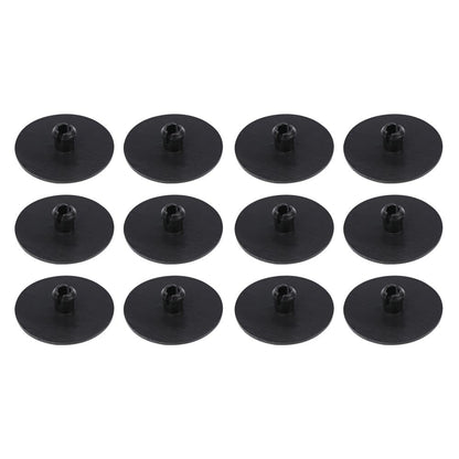 G-PLUS 12PCS 2" Leaf Spring End Tip Pad Compatible with Most Pickup Trucks, Anti Squeak Insert Cushion, Plastic Silencer Block Round