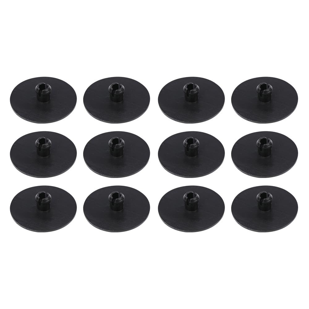 G-PLUS 2" Leaf Spring End Tip Pad Anti Squeak Insert Cushion Plastic Silencer 12pcs 2 Inch Block Round Compatible with Most Pickup Trucks