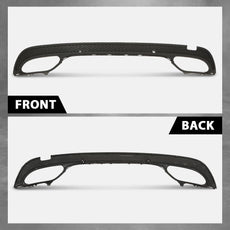 G-PLUS Rear Bumper Valance for Benz C-Class 2015-2016 Black Replacement Product Image