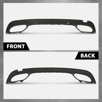 G-PLUS Rear Bumper Valance Compatible with Benz C-Class 2015-2016 2058856238 MB1195107 Black