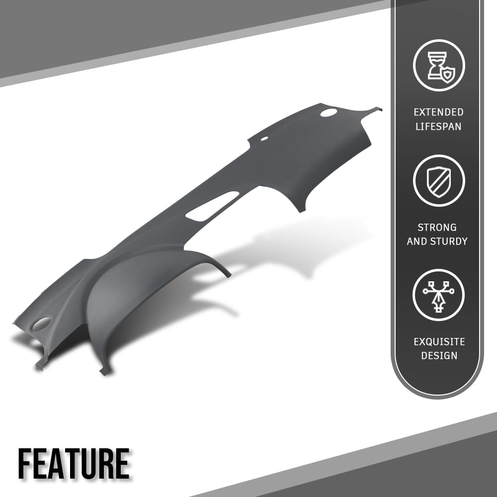 G-PLUS TPE Dash Board Cover Light Dashboard Cap Light Grey Compatible with 2004 2005 2006 2007 2008 Acura TL