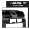 G-PLUS Radio Dash Bezel Trim Panel Compatible with Chevy Colorado GMC Canyon 2004-2012 Black