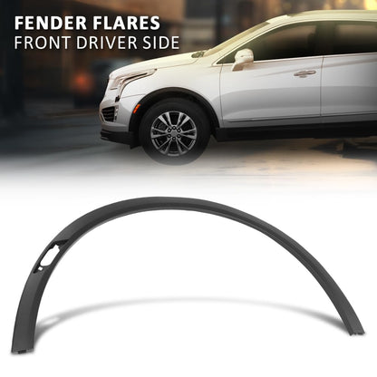 G-PLUS Fender Flares Front Left Compatible with Cadillac XT5 2017-2024 84096067, GM1290263 Black