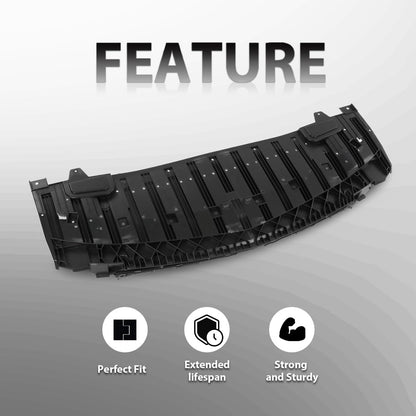 G-PLUS Front Bumper Under Engine Splash Cover Apron Shield Compatible with Chevy Malibu 2019-2021 GM1228169 84412246 Black
