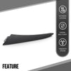 G-PLUS Headlight Molding Trim Left Driver Compatible with Honda Civic 2022 2023 2024 HO1212131, 71207T20A01 Black