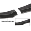 G-PLUS Front Bumper Lip Spoiler Splitter Compatible with 2006-2007 Subaru Impreza WRX STI All Models CS2 Style PP Black Unpainted Front Bumper Lip Dam Chin Splitter Protector