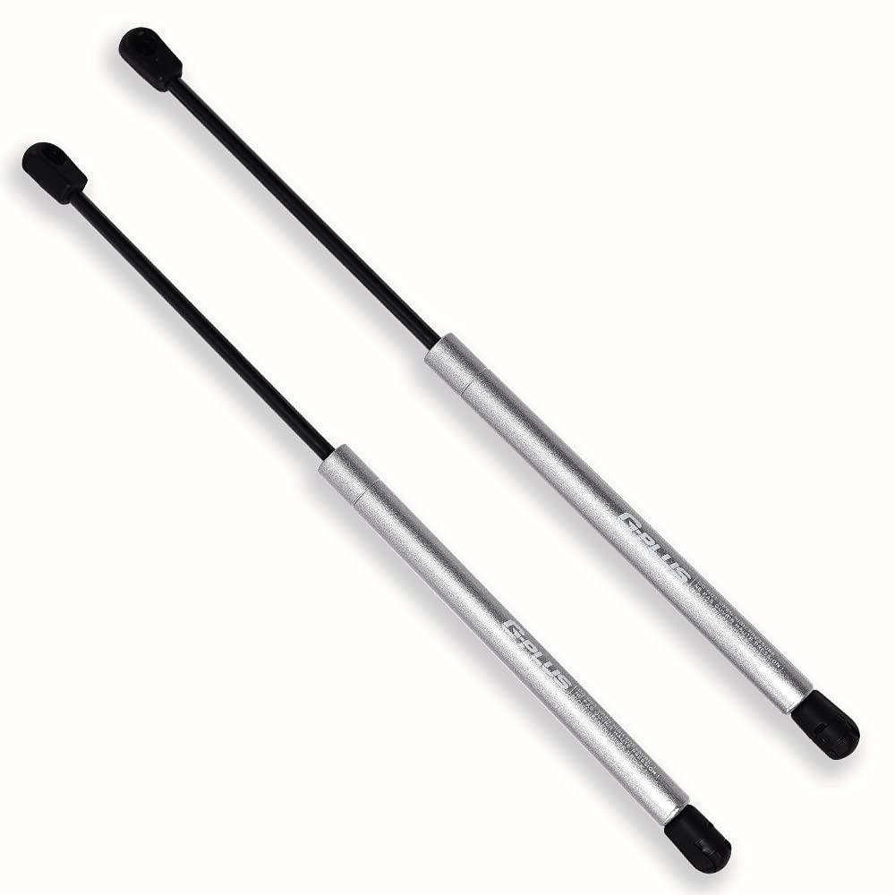 【Multi-Colored】 G-PLUS Gas Hood Struts Compatible with Chevy Chrvrolet Saturn Vue 2008 2009 2010 Gas Shock Lift Supports - 2 Pack (Matt Silver)