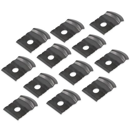 G-PLUS 1" Tall Rocker Molding Clips and Screw Set - 12 Pieces Compatible with GM Models Chevy 1962 1963 1964 1965 1966 1967 with Wide Style Rocker Panel Moldings