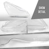 G-PLUS Headlight Lens Cover Compatible with Benz C-Class W204 2011-2015 A2048203639 Right Side Front Headlamp Lens Cover Clear