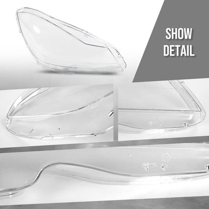 G-PLUS Headlight Lens Cover Compatible with Benz C-Class W204 2011-2015 A2048203639 Right Side Front Headlamp Lens Cover Clear