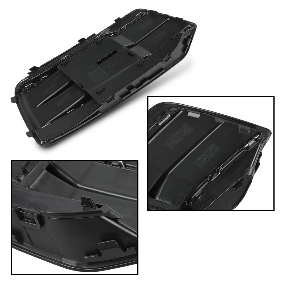 G-PLUS Front Bumper Fog Light Grille Bezel Insert Left Driver Side Compatible with Audi Q5 2018-2020 80A807679DRU6 80A807245