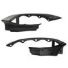 G-PLUS Rear Fiberglass Bumper Filler Compatible with Cadillac Deville 1980-1992/ Fit for Cadillac Fleetwood 1980-1992 /Fit Cadillac Brougham 1980-1992 Black Bumper Filler Set of 4