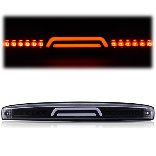 G-PLUS 3D LED Bar Rear Center Tailgate Lamp Brake Light Compatible with Dodge 2003-2006 Ram 2500 3500 Truck