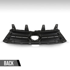 G-PLUS Bumper Grille for Toyota Highlander 2017-2019 Chrome Black Close-up View