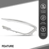 G-PLUS Front Left Bumper Grille Trim Molding Fog Light Trim Chrome, Compatible with Lincoln MKZ 2017-2020, Driver Side, HP5Z15266AB, FO1046105