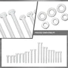G-PLUS Harmonic Balancer Puller Removal & Install Tool Set Flywheel Crankshaft Kit 45 Steel Black