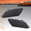 G-PLUS Front Bumper Headlight Washer Cover Set Compatible with Porsche Panamera 2017-2021 971807754G2X, 971807753G2X OE Standard, Snap-in Installation Black