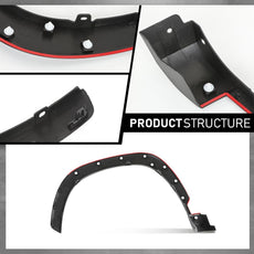 G-PLUS Fender Flares Pair for Toyota Corolla Cross 2022-2023 Black Product Specifications
