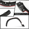 G-PLUS Front Left+Right Fender Flare Pair Compatible with Toyota Corolla Cross (submodel: L, LE, XLE) 2022-2023 756010A040