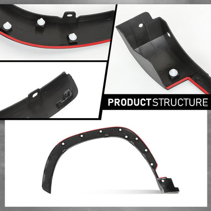 G-PLUS Front Left+Right Fender Flare Pair Compatible with Toyota Corolla Cross (submodel: L, LE, XLE) 2022-2023 756010A040