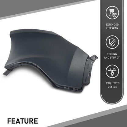 G-PLUS Rear Bumper Cover Fascia Passenger Right Side Compatible with Jeep Cherokee 2014-2018 Black