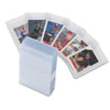 G-PLUS 200 Counts 3"X4" Card Sleeves - Baseball Protectors, Hard Plastic Sportcards Football Game Holder, Collecting Trading Sleeves, Clear Regular Top Loads for Cards 1.5MM