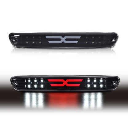 G-PLUS Third 3rd X Brake Light Cargo Lamp High Mount Stop Light Compatible with Chevy Colorado 2004-2012,Fit 2006-2008 GMC Canyon Isuzu I-Series Cab Roof Center Mount Brake Stop Tail Lamp Smoky Lens