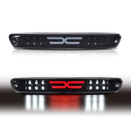 G-PLUS Third 3rd X Brake Light Cargo Lamp High Mount Stop Light Compatible with Chevy Colorado 2004-2012,Fit 2006-2008 GMC Canyon Isuzu I-Series Cab Roof Center Mount Brake Stop Tail Lamp Smoky Lens