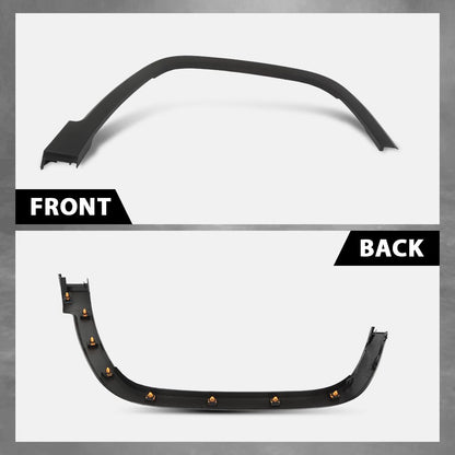 G-PLUS Front Right Passenger Side Fender Flares Compatible with Jeep Cherokee 2014-2018 Fit Models W/o Off Road Package Wheel Opening Molding Arch Trim 68210314AE, CH1291111 Black