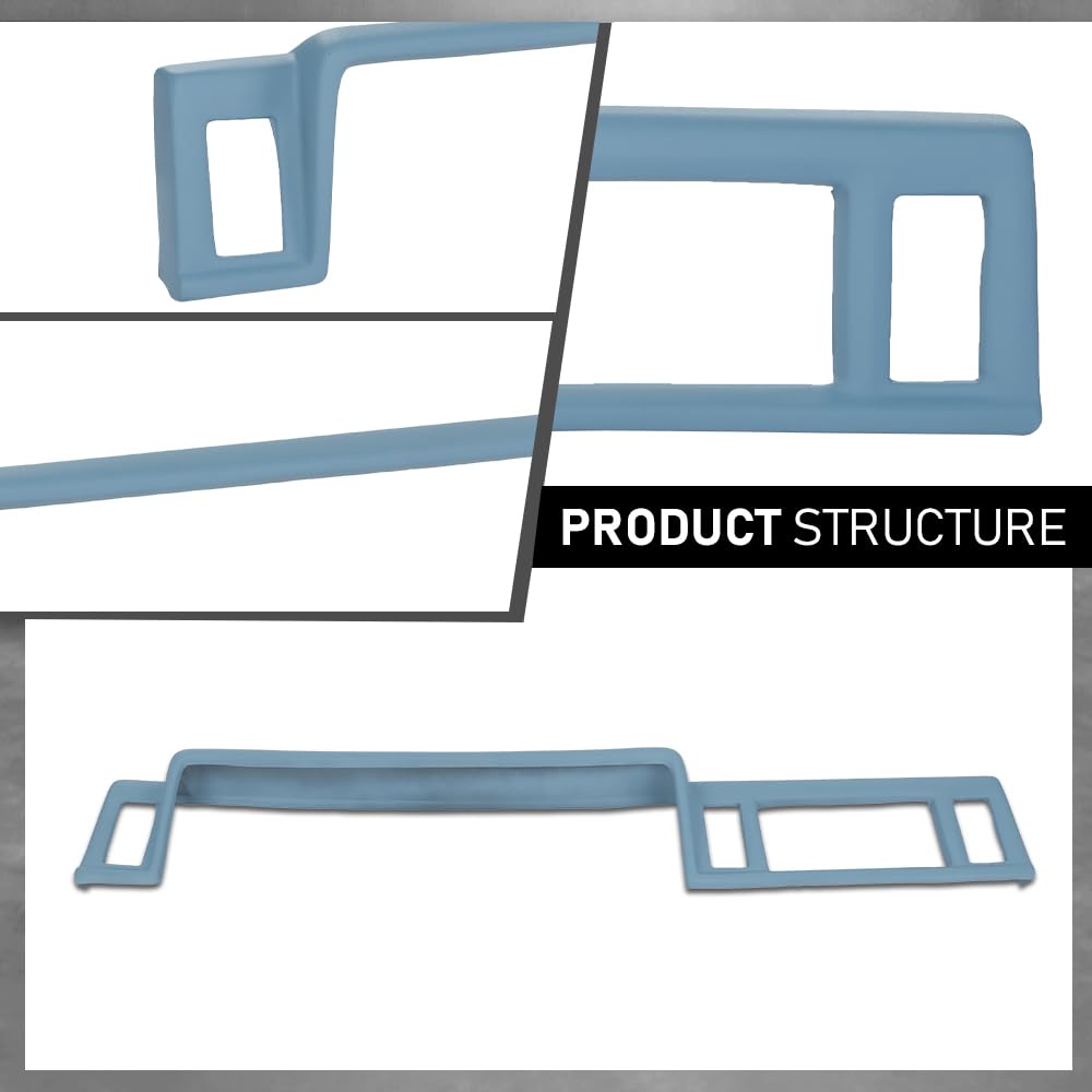 G-PLUS TPE Dash Dashboard Cover, Compatible with Ford Ranger 1983-1987, Fit Ranger Custom/S/XLT/STX 1988, Light Blue