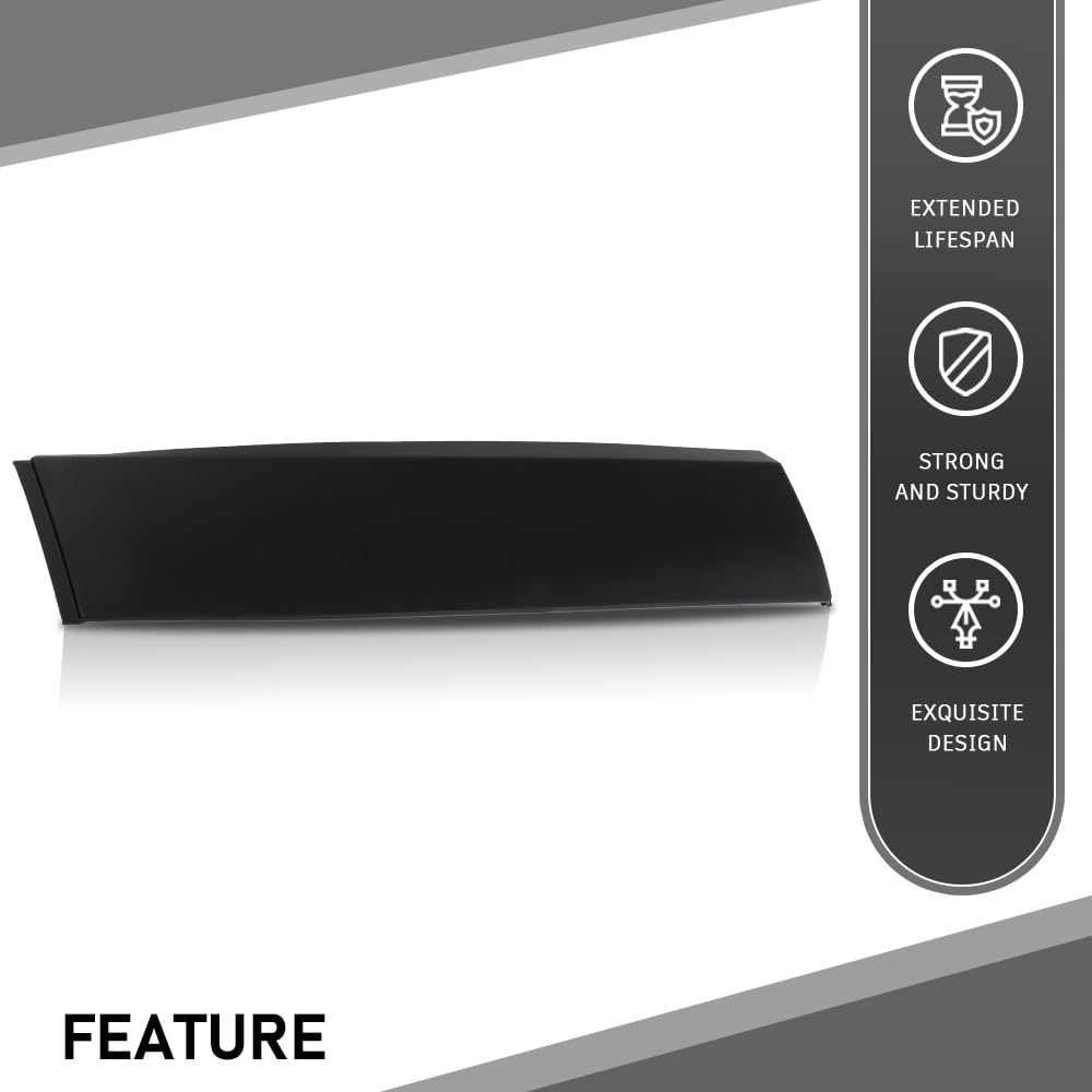 G-PLUS Rear Door Molding Rear Passenger Side Compatible with Jeep Cherokee 2014-2022 Black CH1505110, 6VX68RXFAC