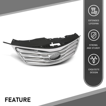 G-PLUS Front Bumper Radiator Grille Chrome Compatible with Hyundai Azera 2012-2014 863503V000