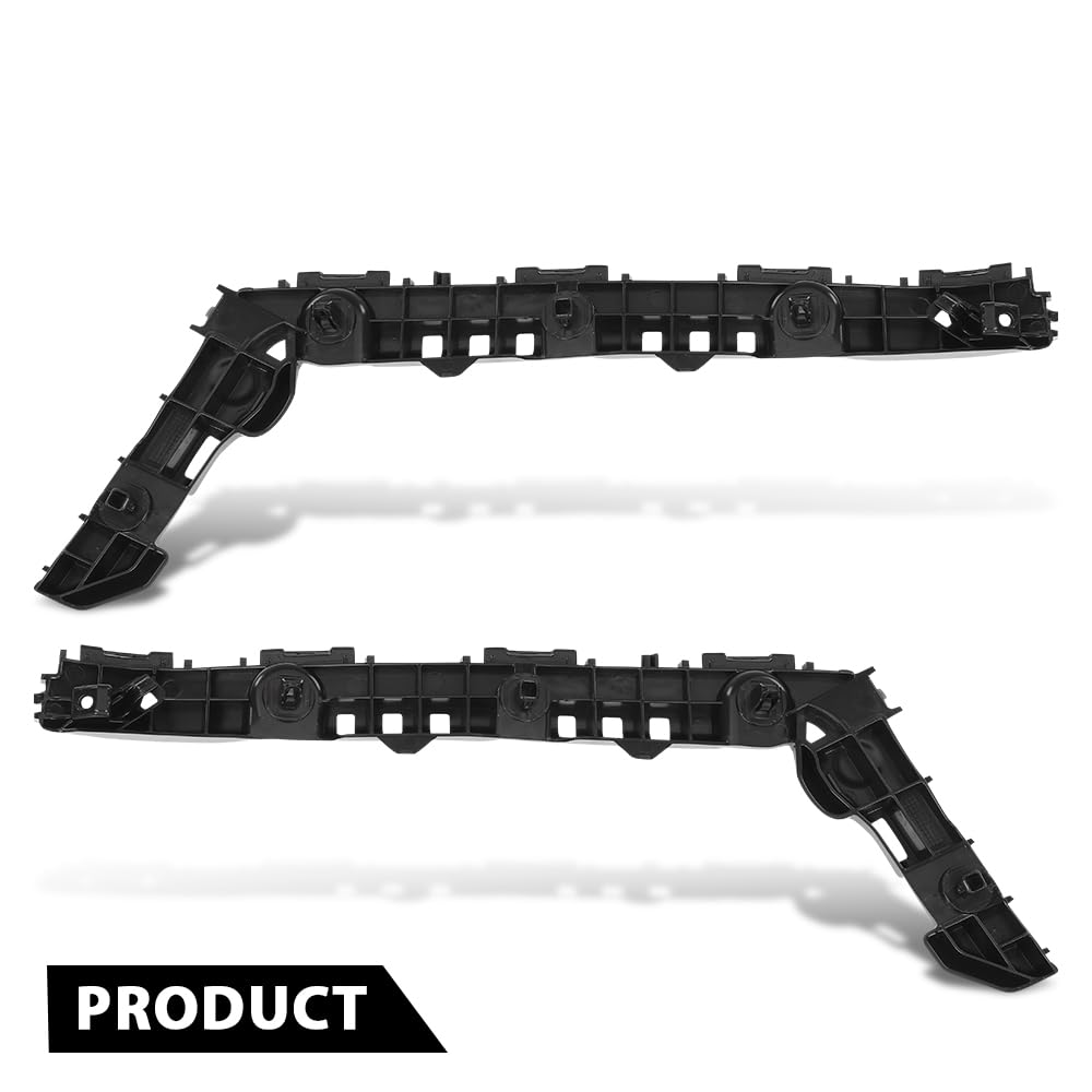 G-PLUS Rear Bumper Retainer Bracket Set Compatible with Toyota Corolla 2020-2022 5257602180, 5257502180, TO1142132, TO1143132 Black