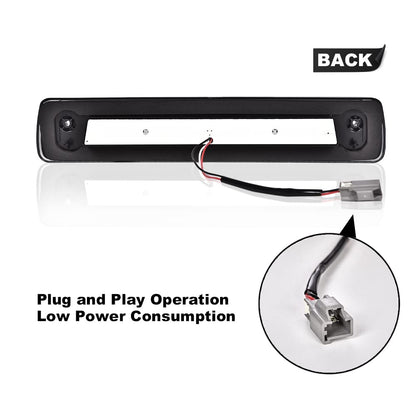 G-PLUS Rear High Mount 3RD Third I Brake Light Stop Tail light Lamp Compatible with Colorado 2015 2016 2017 2018/Canyon GM25971002 52019397 Rear Cab Roof Tail Center Lamp
